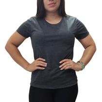 Blusa Hering Feminina Básica Chumbo Camiseta Manga Curta 0241MD3EN Blusa Hering Feminina Básica Chumbo Camiseta Manga Curta 0241MD3EN