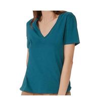 Blusa Hering Feminina Meia Manga 4ez9 Verde Eucalipto