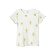 Blusa Hering Infantil Menina Em Ribana Estampada Off white