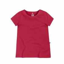 Blusa Hering Kids Básica Infantil Gola Redonda Vermelho