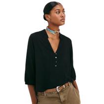 Blusa hering manga 7/8 bufante feminino ref: herhfa3 Blusa hering manga 7/8 bufante feminino ref: herhfa3
