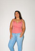 Blusa Imperiale com Bojo e Argola Rosê