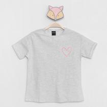 Blusa Infantil Amora Coração Feminina