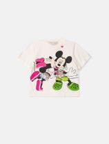 Blusa Infantil Anime Verão Mickey e Minnie Disney