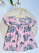 Blusa Infantil Bebê Menina Estampa Flores Milon Cor:RosaTamanho:1 Blusa Infantil Bebê Menina Estampa Flores Milon Cor:RosaTamanho:1