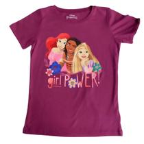 Blusa Infantil Bordo Princesas Disney Blusa Infantil Bordo Princesas Disney