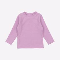Blusa Infantil Boucle Básica Lisa Manga Longa Inverno