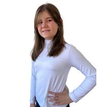 Blusa Infantil Cacharrel Gola Alta Básica Juvenil 4-6-8-10-12-14-16 Lavin Kids
