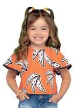 Blusa Infantil Cropped Cambraia Nanai