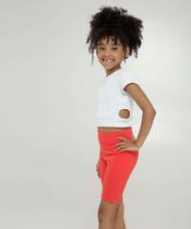 Blusa Infantil Cropped Canelado Vazado Tam 4 a 10-03000 Blusa Infantil Cropped Canelado Vazado Tam 4 a 10-03000