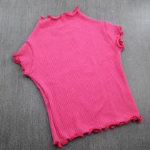 Blusa Infantil de Manga Curta Chuleada Cor:Rosa PinkTamanho:3-4 anos