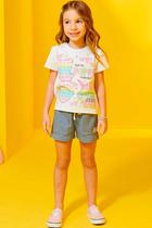 Blusa Infantil em Meia Malha Pop It - Kukie