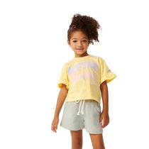 Blusa Infantil Feminina Brilhos Manga Curta Verão 11859