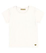 Blusa Infantil Feminina Canelada Trick Nick Bege