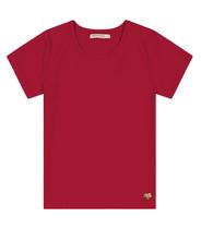 Blusa Infantil Feminina Canelada Trick Nick Vermelho