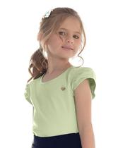 Blusa Infantil Feminina Cotton Leve Trick Nick Verde