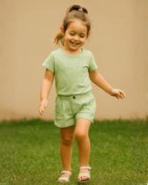 Blusa Infantil Feminina Cotton Premium Borboleta Rosa Erva Tam 4 a 8