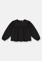 Blusa Infantil Feminina em Meia Malha com Franzido Up Baby