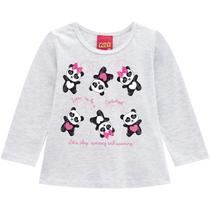 blusa manga longa infantil kyly
