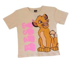 Blusa Infantil Feminina MC Rei Leão Fakini Blusa Infantil Feminina MC Rei Leão Fakini