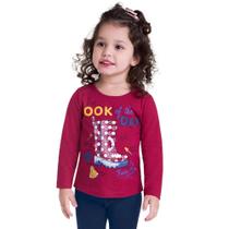 Blusa infantil feminina meia malha brandili estampada ref: 54434 1/3