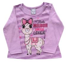 Blusa Infantil Feminina ML Kely&Kety