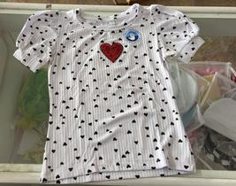 Blusa infantil feminina paête TAM 4
