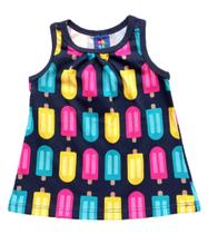 Blusa Infantil Feminina Regata Pipa