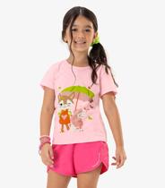 Blusa Infantil Feminina Rovi Kids Rosa