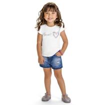 Blusa - infantil - feminina - tamanho 4 ao 8 1000688 - kyly