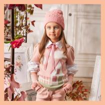 Blusa infantil feminina tricot Casinha Pituchinhus 24019