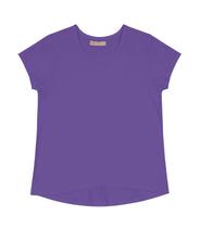 Blusa Infantil Feminina Viscotorcion Trick Nick Roxo - Trick Nick Básicos