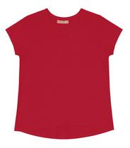 Blusa Infantil Feminina Viscotorcion Trick Nick Vermelho