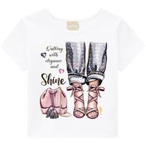 Blusa Infantil Feminino M/C Milon R.13219 Blusa Infantil Feminino M/C Milon R.13219