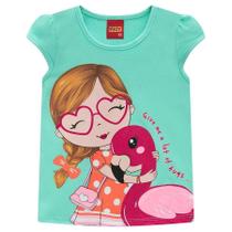 Blusa infantil - feminino - tamanho 4 ao 8 112046 - kyly