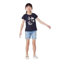 Blusa Infantil Hering Kids Menina Estampada Manga Curta