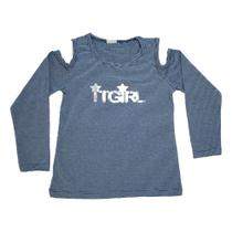 Blusa Infantil It Girl Marinho