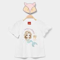 Blusa Infantil Kyly Sereia Menina