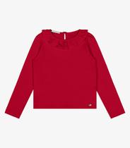 Blusa Infantil Manga Longa Cotton Trick Nick Vermelho