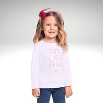 Blusa Infantil Manga Longa Glinny em Cotton - Conforto e Estilo para Todos os Momentos (Ref: 21469)