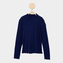 Blusa Infantil Manga Longa Hering Casual Menina