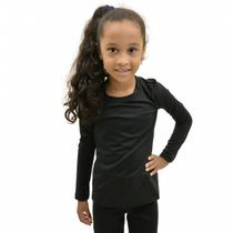 Blusa infantil manga longa peluciada Dicors