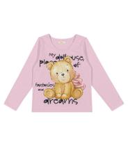 Blusa Infantil Manga Longa Strass - Trick Nick Blusa Infantil Manga Longa Strass - Trick Nick