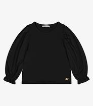 Blusa Infantil Manga Longa Trick Nick Preto