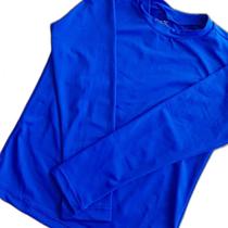 Blusa infantil manga longa unissex proteção 50+uva uvb mais corpo