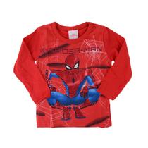 Blusa Infantil Masculina Brandili ML Spider Man - 55097 Blusa Infantil Masculina Brandili ML Spider Man - 55097