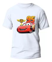 Blusa Infantil Mcqueen Camiseta Algodão Camisa Carros Filme