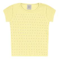 Blusa Infantil Menina - Amarelo - 52306-4 Blusa Infantil Menina - Amarelo - 52306-4