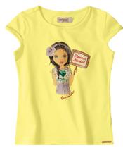 Blusa infantil menina amarelo