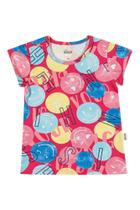 Blusa Infantil Menina Básica Estampado Elian - 231804